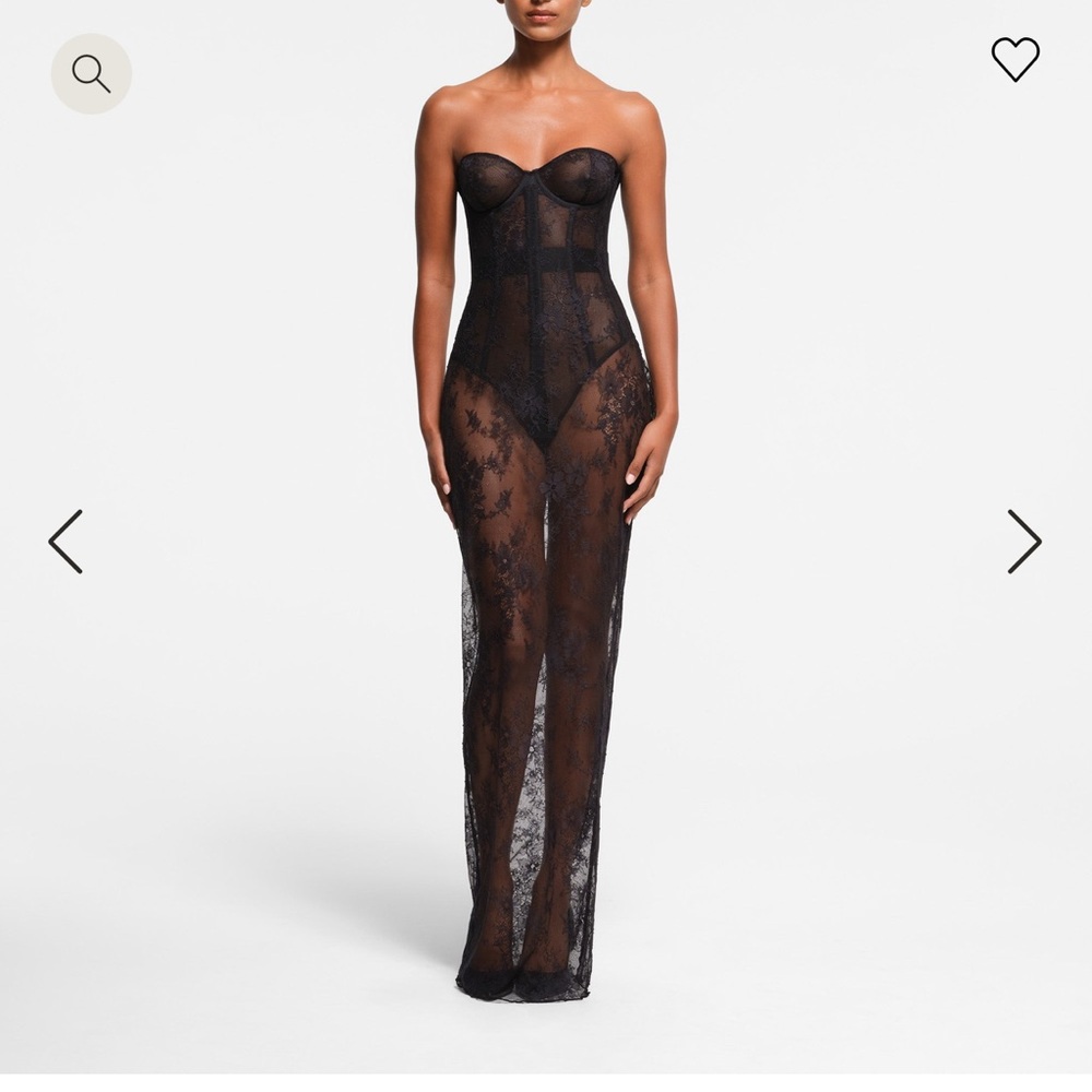 Strapless Corset Long Dress